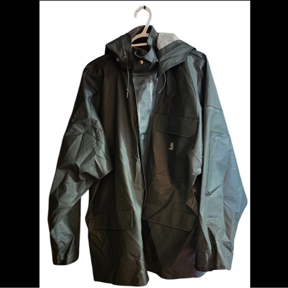Carhartt Other - Carhartt PVC WaterproofWindproof Raincoat, Size Smalll
